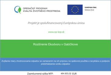 Rozšírenie Ekodvoru v Gabčíkove